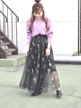 「DOLLUPOOPS（ドールアップウップス）のアイテム」を使った、tsurumayu☆さん（レディース・153cm）の夏コーディネート