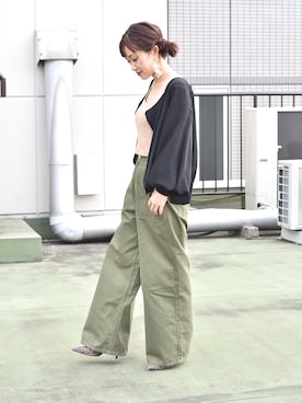 「LHELBIE（レルビエ）のアイテム」を使った、tsurumayu☆さん（レディース・153cm）の秋コーディネート