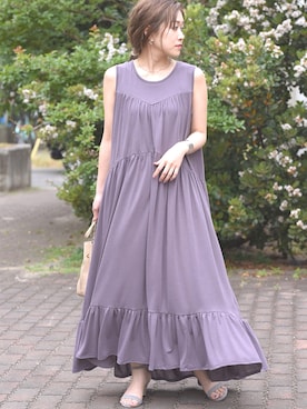 「LHELBIE（レルビエ）のアイテム」を使った、tsurumayu☆さん（レディース・153cm）の春コーディネート