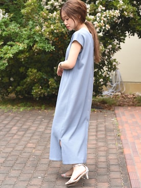 「フェススタイル」｜「アイテム（ワンピース/ドレス）」を使った、tsurumayu☆さん（レディース・153cm）の夏コーディネート