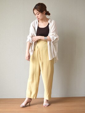 「LHELBIE（レルビエ）のアイテム」を使った、tsurumayu☆さん（レディース・153cm）の夏コーディネート