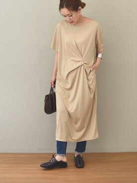 「LHELBIE（レルビエ）のアイテム」を使った、tsurumayu☆さん（レディース・153cm）の夏コーディネート