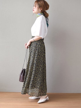 「LHELBIE（レルビエ）のアイテム」を使った、tsurumayu☆さん（レディース・153cm）の夏コーディネート