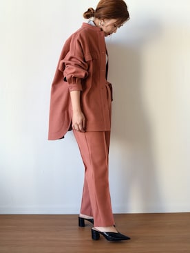 「LHELBIE（レルビエ）のアイテム」を使った、tsurumayu☆さん（レディース・153cm）の秋コーディネート