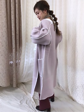 「LHELBIE（レルビエ）のアイテム」を使った、tsurumayu☆さん（レディース・153cm）の秋コーディネート