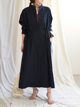 「アイテム（その他アウター、ブルー系）」を使った、tsurumayu☆さん（レディース・153cm）の春コーディネート