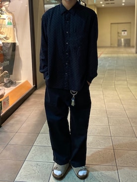 「ラフスタイル」｜「アイテム（財布/小物）」を使った、田邊敬一朗さん（メンズ・177cm）の夏コーディネート