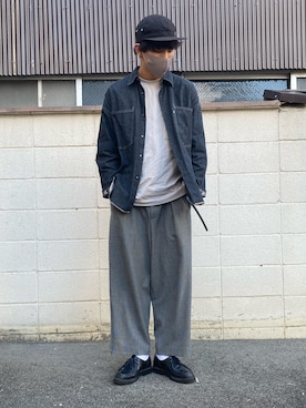 田邊敬一朗さん（メンズ・177cm）の秋コーディネート