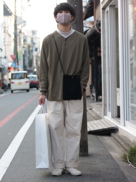 Il Bisonte Shoulder Bag 19 Fall Winter Japan Exclusiveを使ったメンズ 人気ファッションコーディネート Wear