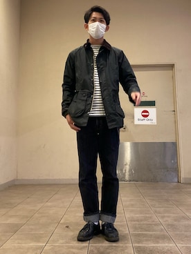 田邊敬一朗さん（メンズ・177cm）の秋コーディネート