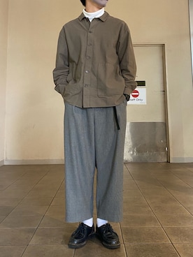 田邊敬一朗さん（メンズ・177cm）の冬コーディネート