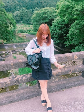 「LD prime（エルディープライム）のアイテム」を使った、みなみさん（レディース・161cm）の夏コーディネート