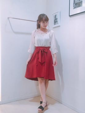 「LD prime（エルディープライム）のアイテム」を使った、みなみさん（レディース・161cm）の夏コーディネート