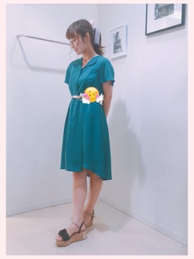 「LD prime（エルディープライム）のアイテム」を使った、みなみさん（レディース・161cm）の夏コーディネート