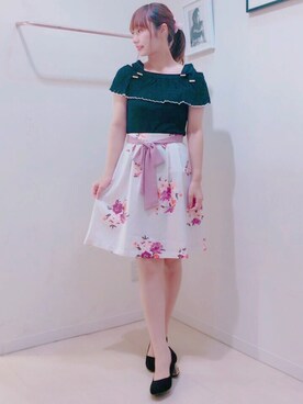 「LD prime（エルディープライム）のアイテム」を使った、みなみさん（レディース・161cm）の夏コーディネート