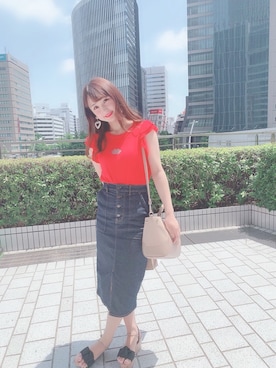 みなみさん（レディース・161cm）の夏コーディネート