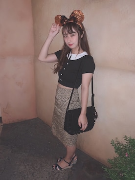 「M.deux（エムドゥ）のアイテム（スカート）」を使った、みなみさん（レディース・161cm）の秋コーディネート
