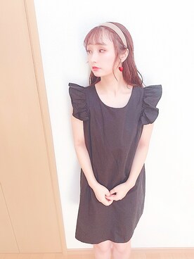 「オルチャンファッション」｜「アイテム（ワンピース/ドレス）」を使った、みなみさん（レディース・161cm）の夏コーディネート