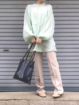 「FREAK'S STORE（フリークスストア）のアイテム（リング）」を使った、ayanaさん（レディース・153cm）の春コーディネート