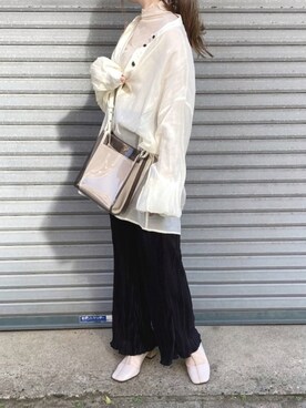 「FREAK'S STORE（フリークスストア）のアイテム（リング）」を使った、ayanaさん（レディース・153cm）の春コーディネート