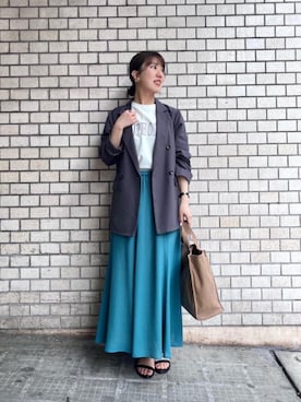 fukuさん（レディース・157cm）の春コーディネート