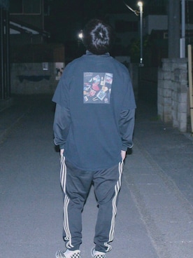 「BBCのアイテム」を使った、ひっぴーくんさん（メンズ・165cm）の夏コーディネート