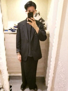 「tricot COMME des GARCONS（トリココムデギャルソン）のアイテム」を使った、Tさん（メンズ・167cm）の秋コーディネート