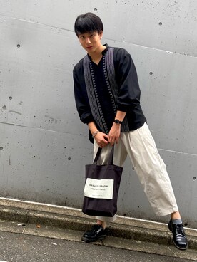 トートバッグを使った 高校生コーデ のメンズ人気ファッションコーディネート ユーザー その他ユーザー Wear