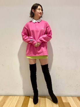 立花清華さん（レディース・168cm）の春コーディネート