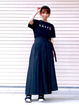 tomoさん（レディース・160cm）の夏コーディネート