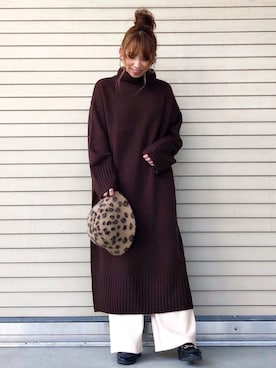 「RAG MACHINE（ラグマシーン）のアイテム」を使った、tomoさん（レディース・160cm）の秋コーディネート