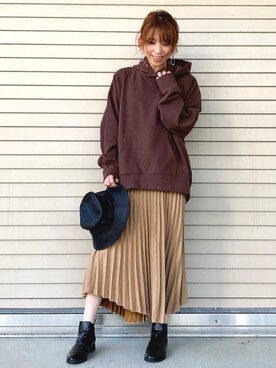 「RAG MACHINE（ラグマシーン）のアイテム」を使った、tomoさん（レディース・160cm）の秋コーディネート