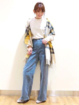 「HONEYSUCKLE ROSE」｜tomoさん（レディース・160cm）の秋コーディネート