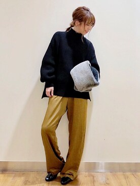 「HONEYSUCKLE ROSE」｜tomoさん（レディース・160cm）の秋コーディネート