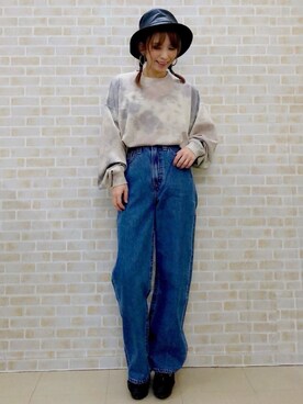 「BACKNUMBER」｜「アイテム（帽子）」を使った、tomoさん（レディース・160cm）の冬コーディネート