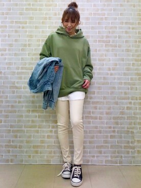 「RAG MACHINE（ラグマシーン）のアイテム（ジャケット/アウター）」を使った、tomoさん（レディース・160cm）の冬コーディネート