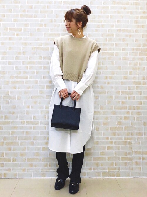 Tomo ライトオン Honeysuckle Roseのシャツワンピースを使ったコーディネート Wear