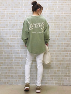 「RAG MACHINE（ラグマシーン）のアイテム」を使った、tomoさん（レディース・160cm）の冬コーディネート