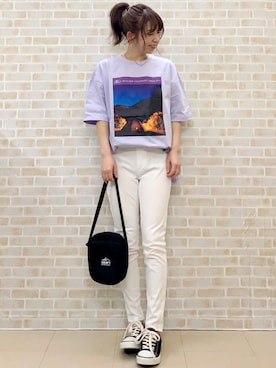 「RAG MACHINE（ラグマシーン）のアイテム」を使った、tomoさん（レディース・160cm）の春コーディネート