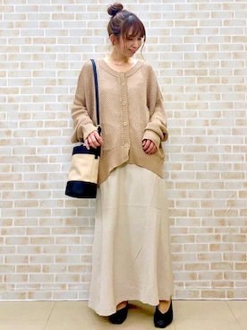 「HONEYSUCKLE ROSE」｜tomoさん（レディース・160cm）の春コーディネート