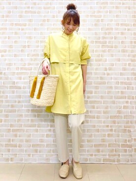 「HONEYSUCKLE ROSE」｜tomoさん（レディース・160cm）の春コーディネート