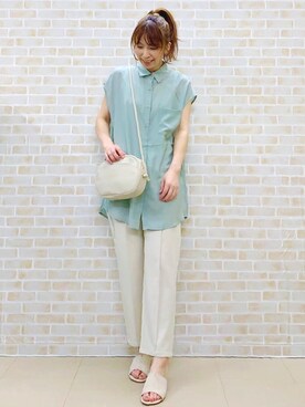 tomoさん（レディース・160cm）の夏コーディネート