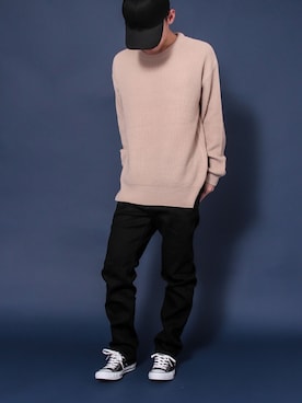 「アイテム（チノパンツ）」を使った、kaiyaさん（メンズ・173cm・20代）の冬コーディネート