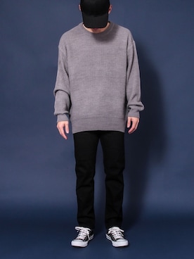 「アイテム（チノパンツ）」を使った、kaiyaさん（メンズ・173cm・20代）の春コーディネート