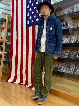 「POINTER（ポインター ）のアイテム」を使った、shuさん（メンズ・165cm）の春コーディネート