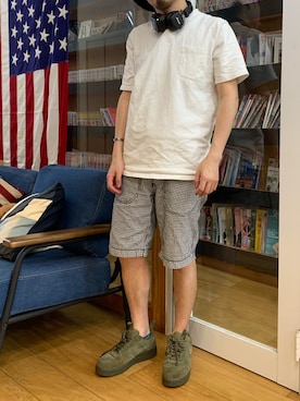 「Marshall（マーシャル）のアイテム（アクセサリー）」を使った、shuさん（メンズ・165cm）の夏コーディネート
