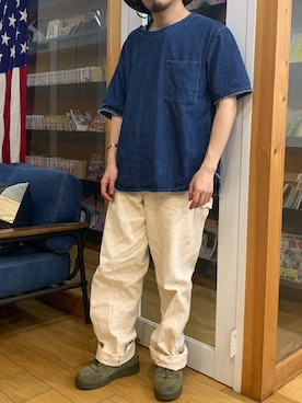 「POINTER（ポインター ）のアイテム」を使った、shuさん（メンズ・165cm）の夏コーディネート