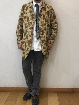 「ETERNAL（エターナル）のアイテム」を使った、shuさん（メンズ・165cm）の秋コーディネート