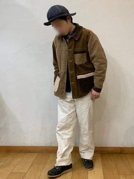 「POINTER（ポインター ）のアイテム」を使った、shuさん（メンズ・165cm）の秋コーディネート