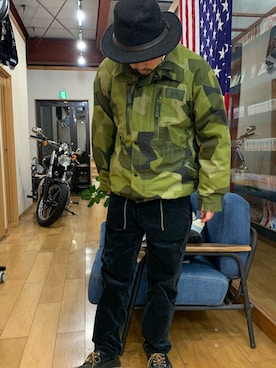 「DELICIOUS（デリシャス）のアイテム」を使った、shuさん（メンズ・165cm）の冬コーディネート